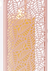 Premier Decorations Ltd Pink Metal and Glass Lantern - Image 2 of 2