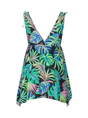 Yours Curve Tribal Leaf Swimdress - Imagem 5 de 6