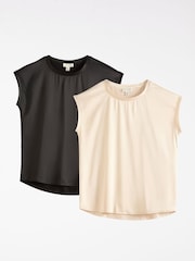 Love & Roses Multi Satin Multipack T-Shirts - Image 1 of 7
