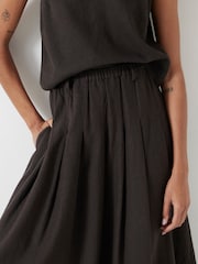 Hush Light Brown Blend Petunia Wide Leg Skirts - Image 4 of 5