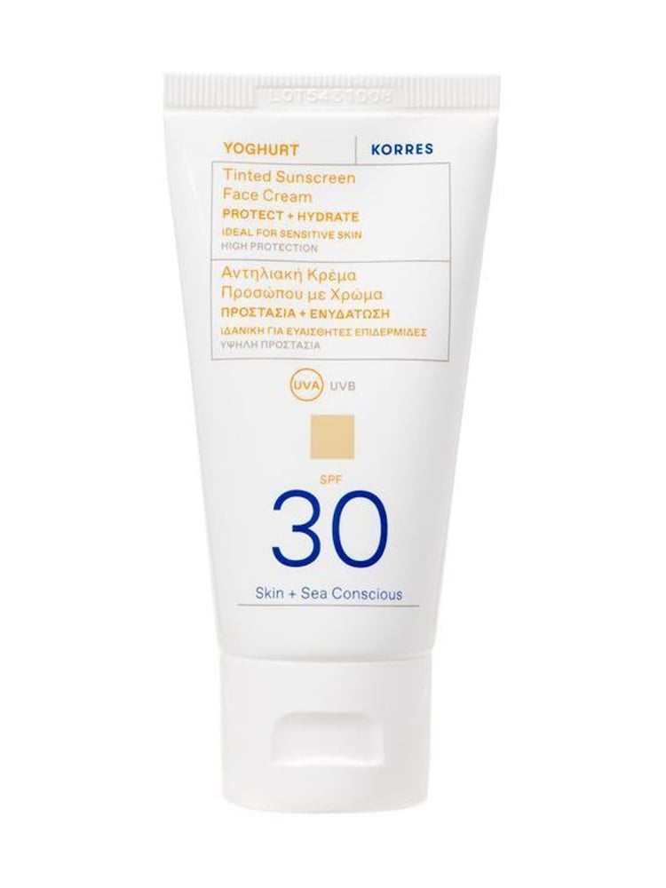 Korres Yoghurt Tinted Sunscreen SPF30 50ml - Image 1 of 5 Korres Yoghurt Tinted Sunscreen SPF30 50ml - Image 1 of 5