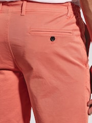 Brook Taverner Orange Garment Dyed Casual Shorts - Image 3 of 3