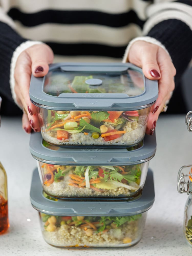 Kilner Set of 4 Clear Fresh Storage 0.8L - Image 1 of 9