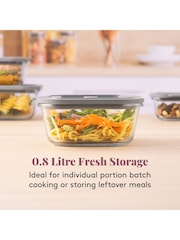 Kilner Set of 4 Clear Fresh Storage 0.8L - Image 4 of 9
