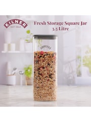 Kilner Clear Fresh Storage Jar 3.5l Set of 2 - Image 2 of 5