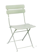 Premier Decorations Ltd Sage Green 2 Seater Metal Bistro Set - Image 2 of 3