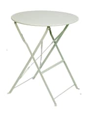 Premier Decorations Ltd Sage Green 2 Seater Metal Bistro Set - Image 3 of 3