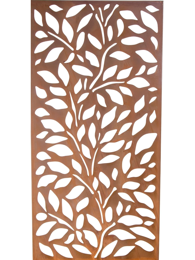 Premier Decorations Ltd Brown Patina Screen Leaves Design Planter - Image 2 of 2 Premier Decorations Ltd Brown Patina Screen Leaves Design Planter - Image 2 of 2
