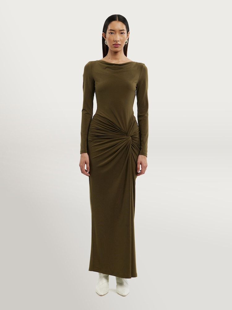 Significant Other Green Sarlyn Long Sleeve Maxi Dress - Image 1 of 4