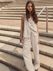 Hush Natural/ brown Towelling Trousers - Image 1 of 6