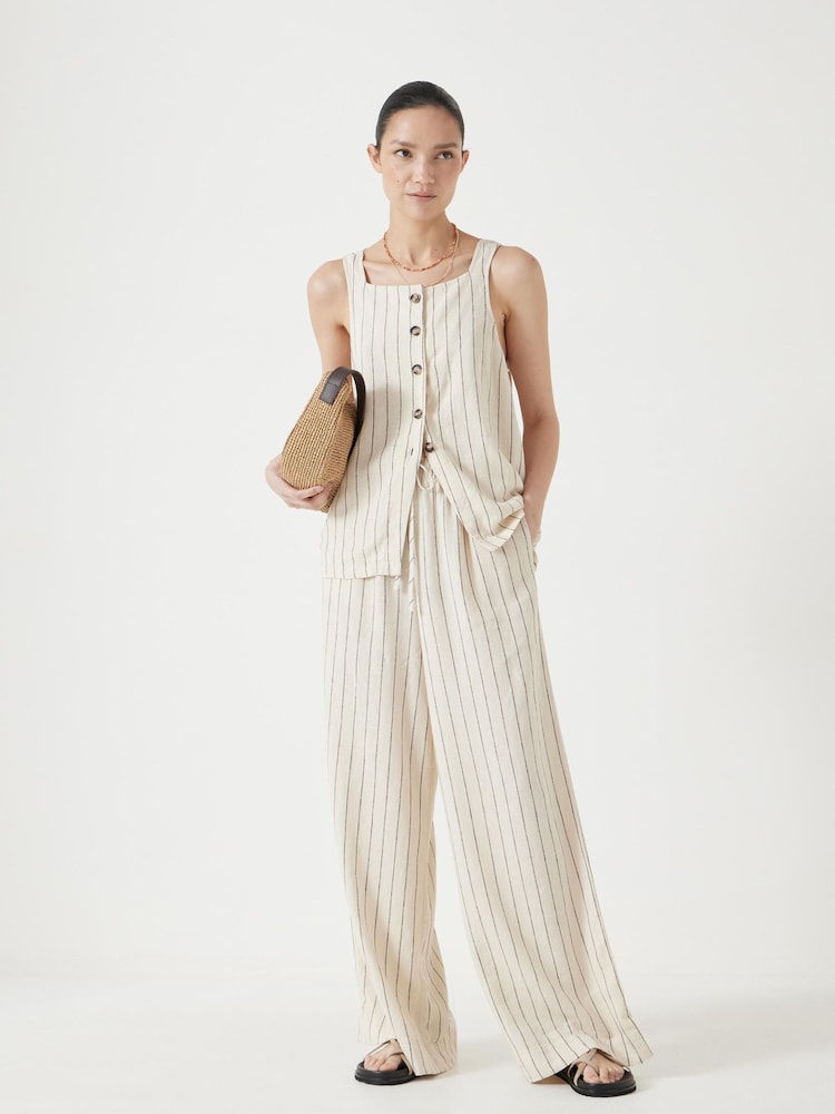 Hush Natural/ brown Towelling Trousers - Image 4 of 6