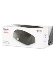 Swan Set of 3 Graphite Townhouse Bread Bin - Image 8 of 9