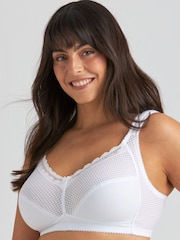 Ağ - İsveçli Miss Mary Diamond Simsiz Büstqalter - 5şəkildən 3 şəkil