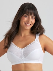 Ağ - İsveçli Miss Mary Diamond Simsiz Büstqalter - 5şəkildən 5 şəkil