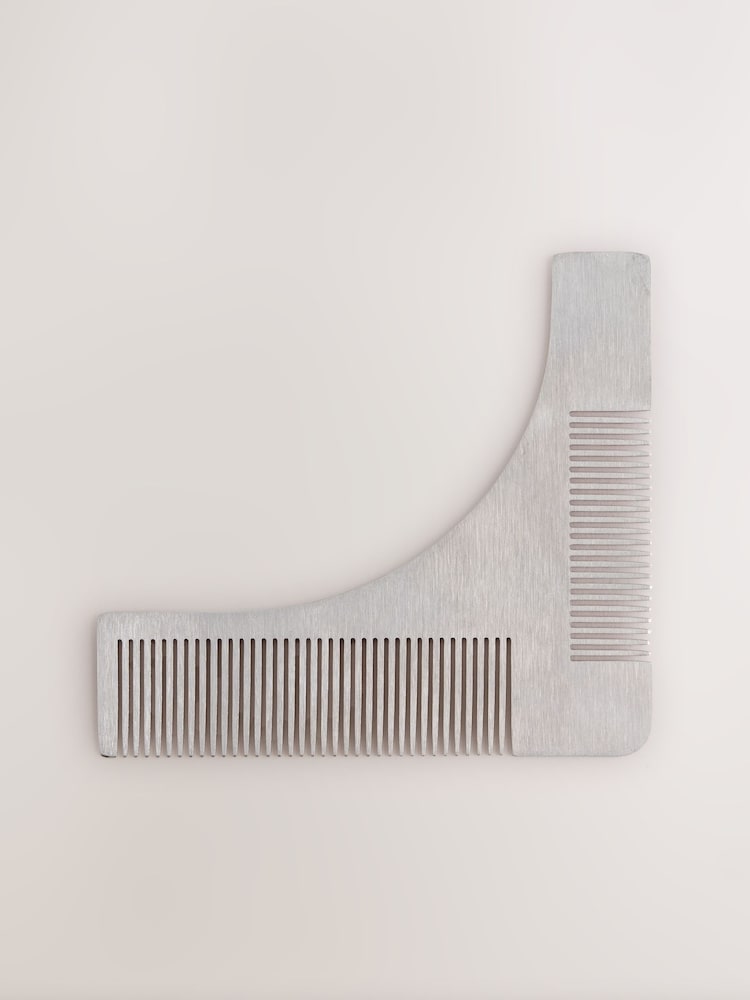 Black 3-in-1 Stainless Steel Beard Shaper Tool - Image 3 of 3 Black 3-in-1 Stainless Steel Beard Shaper Tool - Image 3 of 3