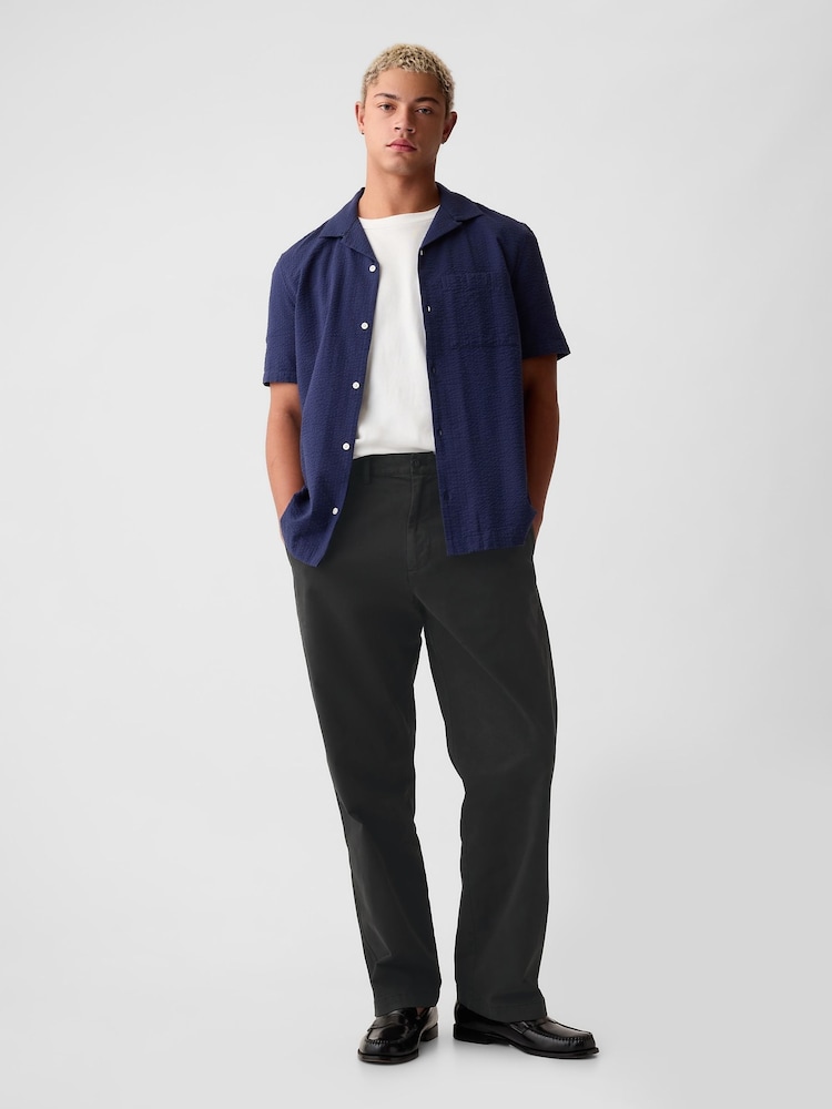 Gap Black 90's Loose Fit Stretch Chino Trousers - Image 1 of 5