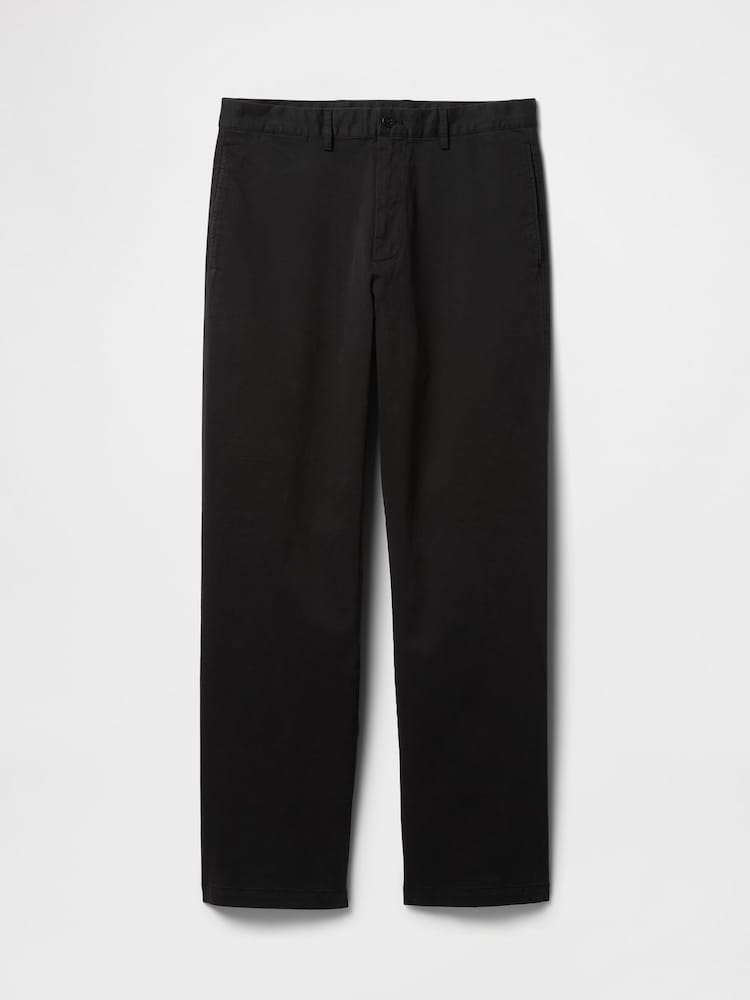 Gap Black 90's Loose Fit Stretch Chino Trousers - Image 5 of 5 Gap Black 90's Loose Fit Stretch Chino Trousers - Image 5 of 5