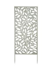 Premier Decorations Ltd Sage Green Leaves Design Decorative Screen - Image 1 of 2