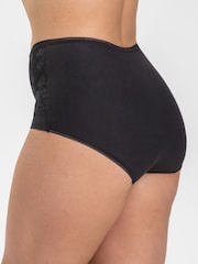 Miss Mary of Sweden Black Miss Mary Lovely Lace Panty Girdle - Image 2 of 2