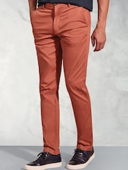 Brook Taverner Red Textured Stretch Trousers - Image 1 of 2
