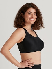 Miss Mary of Sweden Black Exhale Comfort Underwired Sports Bra - Image 3 of 3
