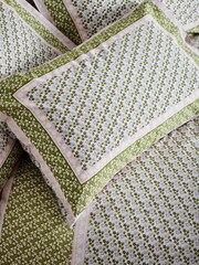 Cath Kidston Green Scarf 180 Thread Count Duvet Cover and Pillowcase Set - Image 7 of 8