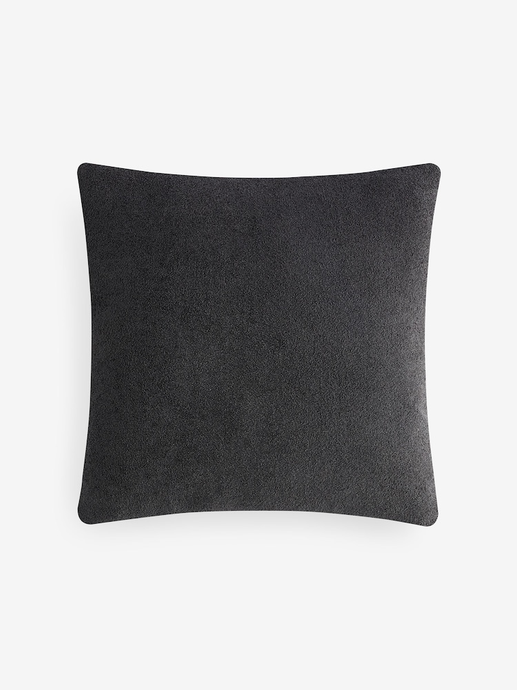MADE.COM Rust Tilo Checkerboard Boucle Cushion - Image 2 of 2