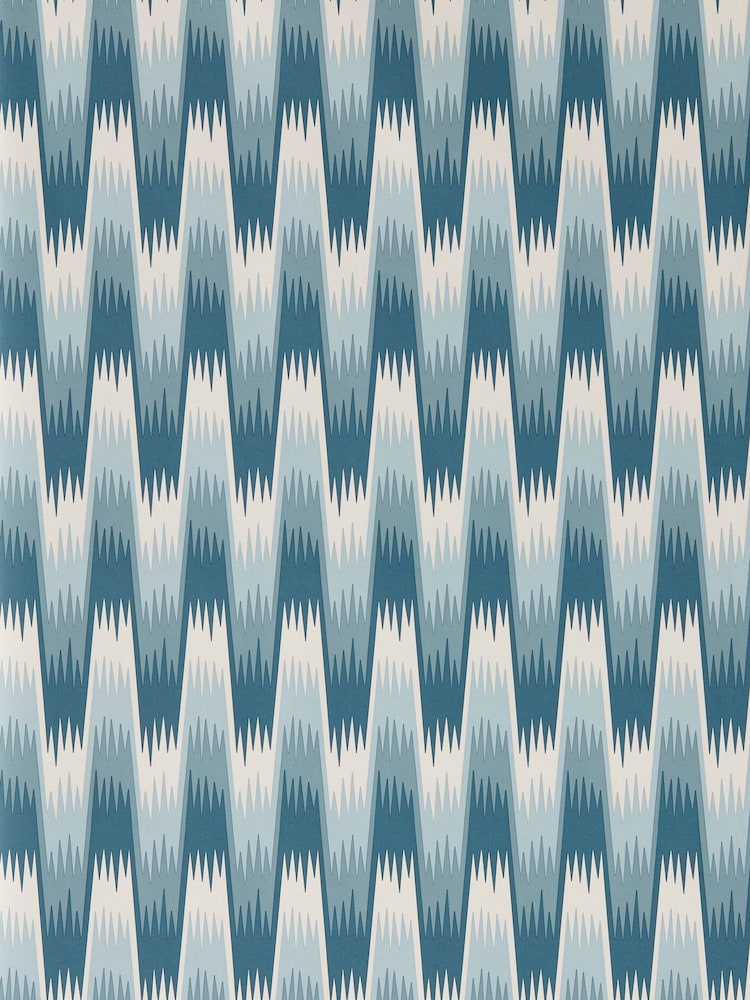 Harlequin Pacific Southborough Chocolate Holland A Wallpaper Sample - Image 1 of 1