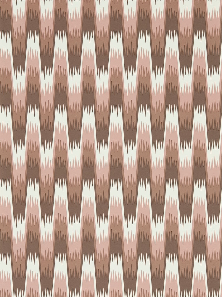Harlequin Rose Southborough Chocolate Holland A Wallpaper Sample - Image 1 of 1