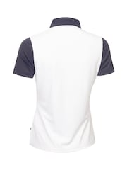 Calvin Klein Golf Leigh White Polo Shirt - Image 5 of 6