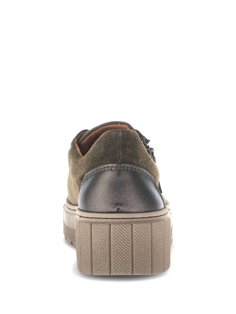 Gabor Green Ferry Forest Suede Trainers - Image 5 of 5