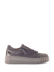Gabor Ferry Mohair Suede Brown Trainers - Image 1 of 5
