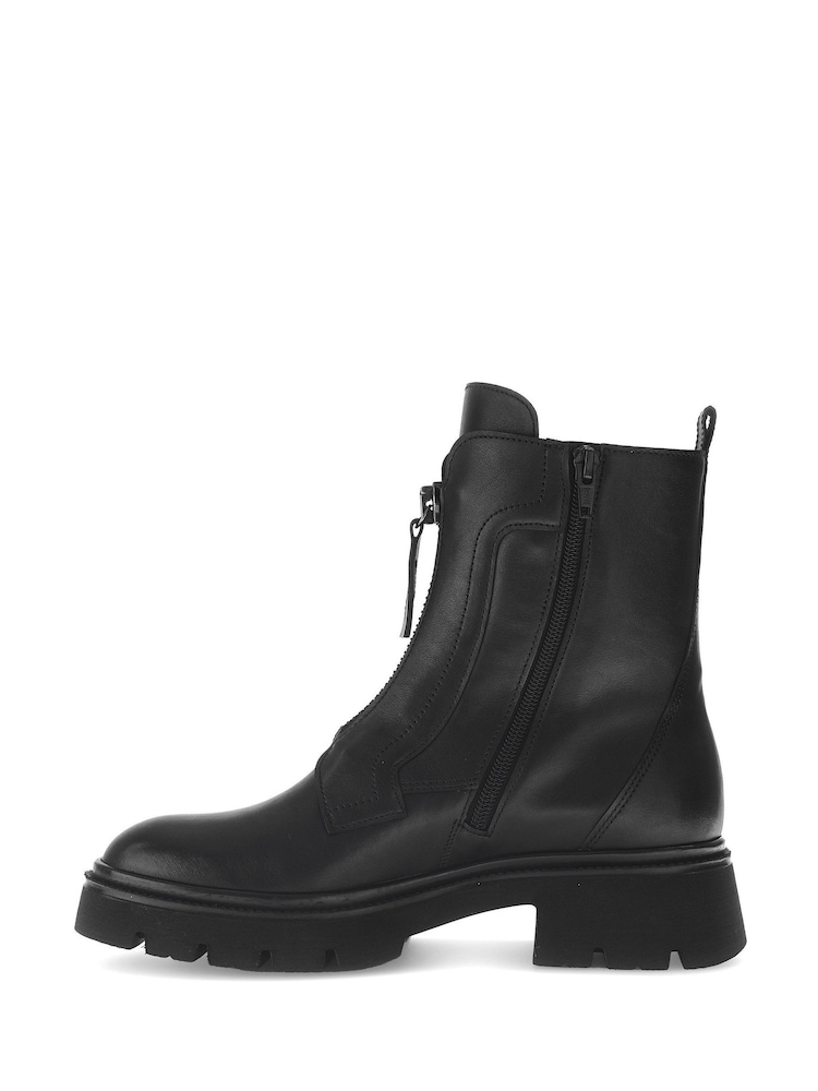 Gabor Magic Leather Black Boots - Image 2 of 5 Gabor Magic Leather Black Boots - Image 2 of 5