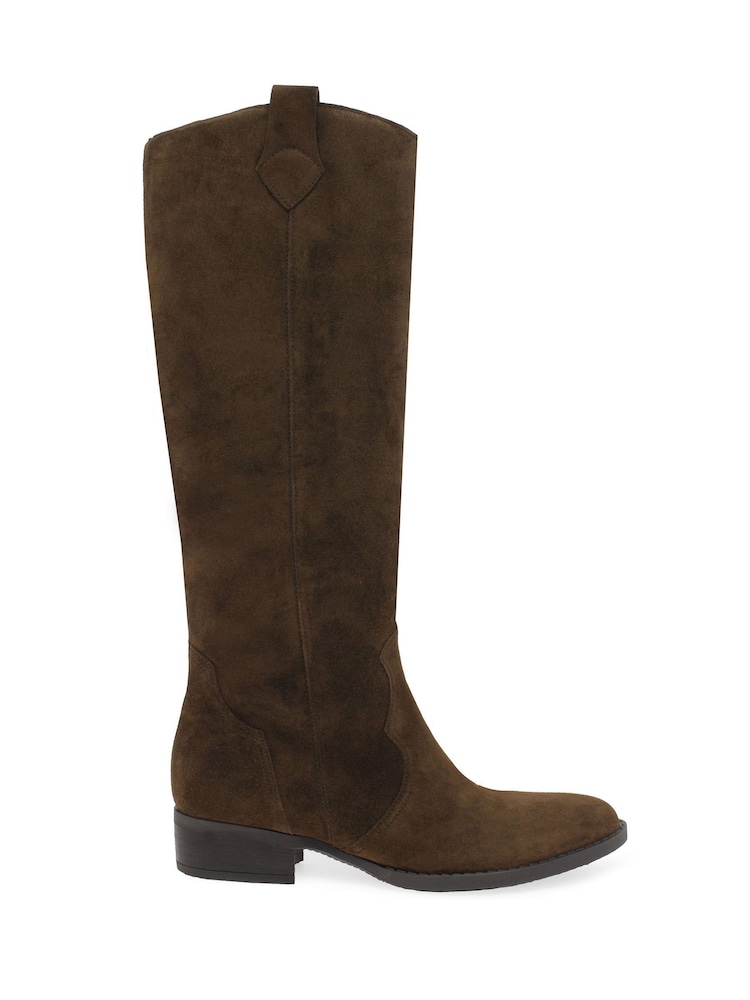 Gabor Garden Whisky Suede Brown Boots - Image 1 of 3