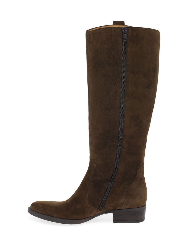 Gabor Garden Whisky Suede Brown Boots - Image 2 of 3