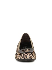 Gabor Natural Leopard Print Leather Shoes - Image 4 of 5