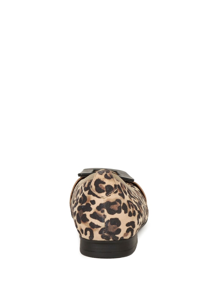 Gabor Natural Leopard Print Leather Shoes - Image 5 of 5 Gabor Natural Leopard Print Leather Shoes - Image 5 of 5