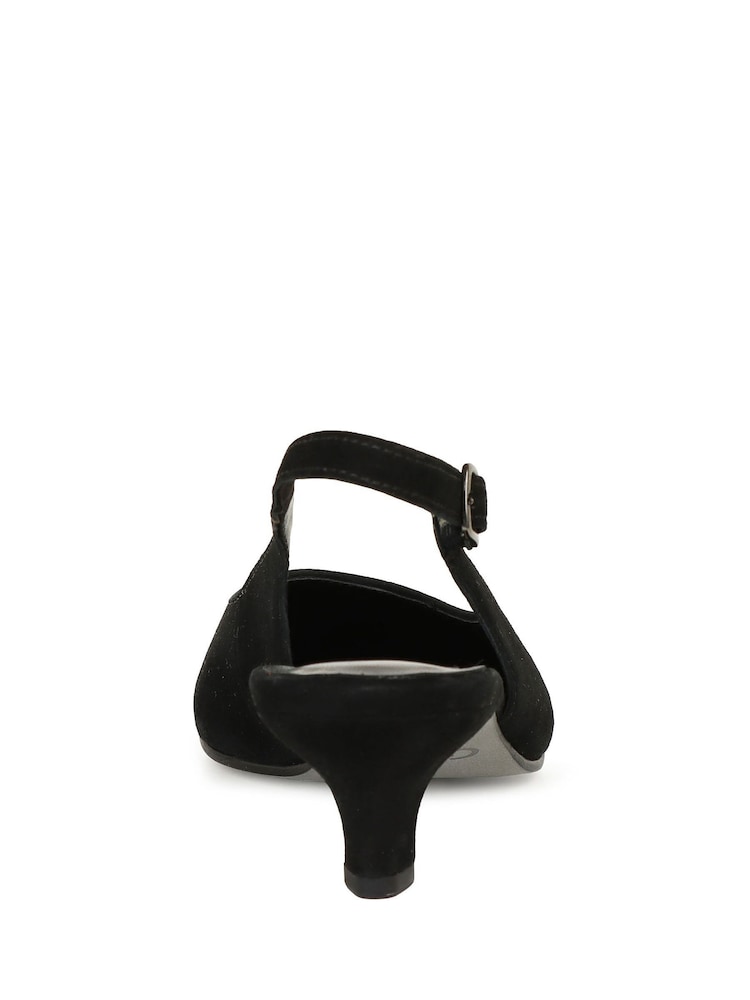 Gabor Editor Slingback Black Sandals - Image 5 of 5