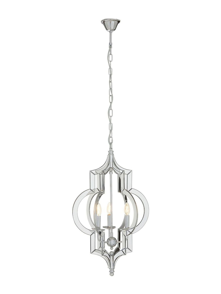 Fifty Five South Silver Kensington Townhouse Moorish Pendant Ceiling Light - Image 3 of 3 Fifty Five South Silver Kensington Townhouse Moorish Pendant Ceiling Light - Image 3 of 3