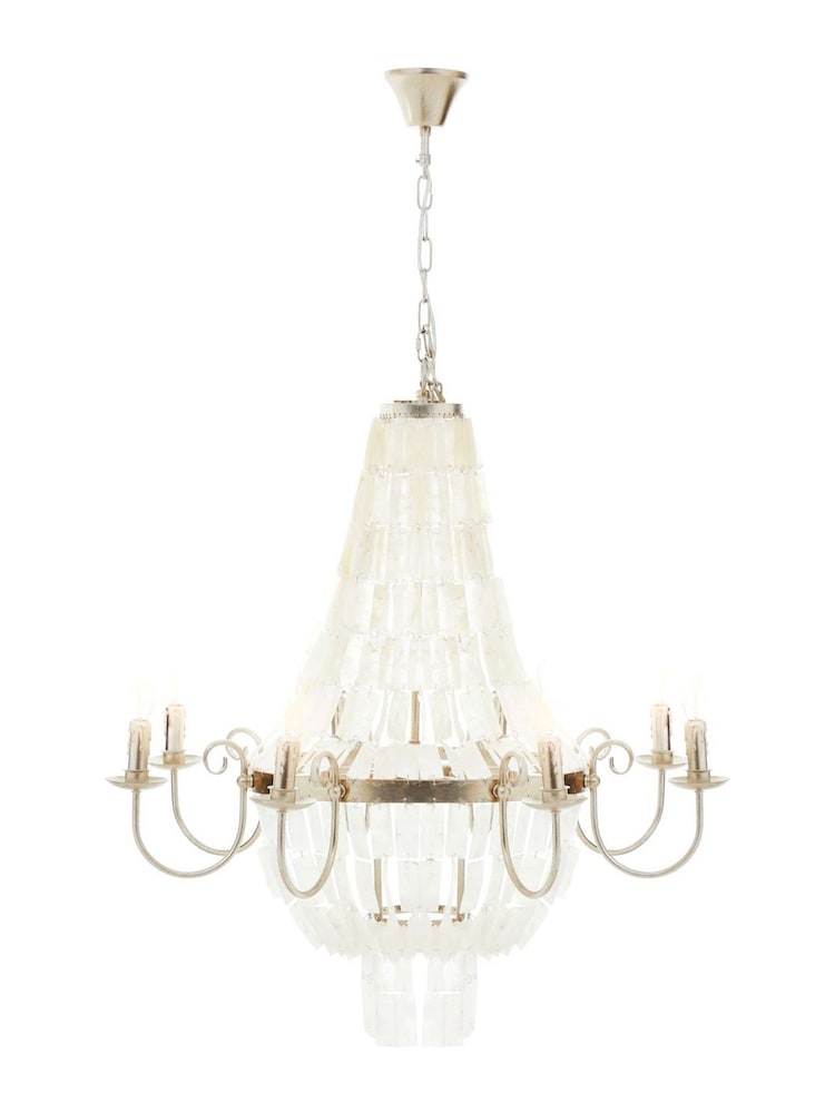 Fifty Five South White Elena Chandelier - Image 1 of 3