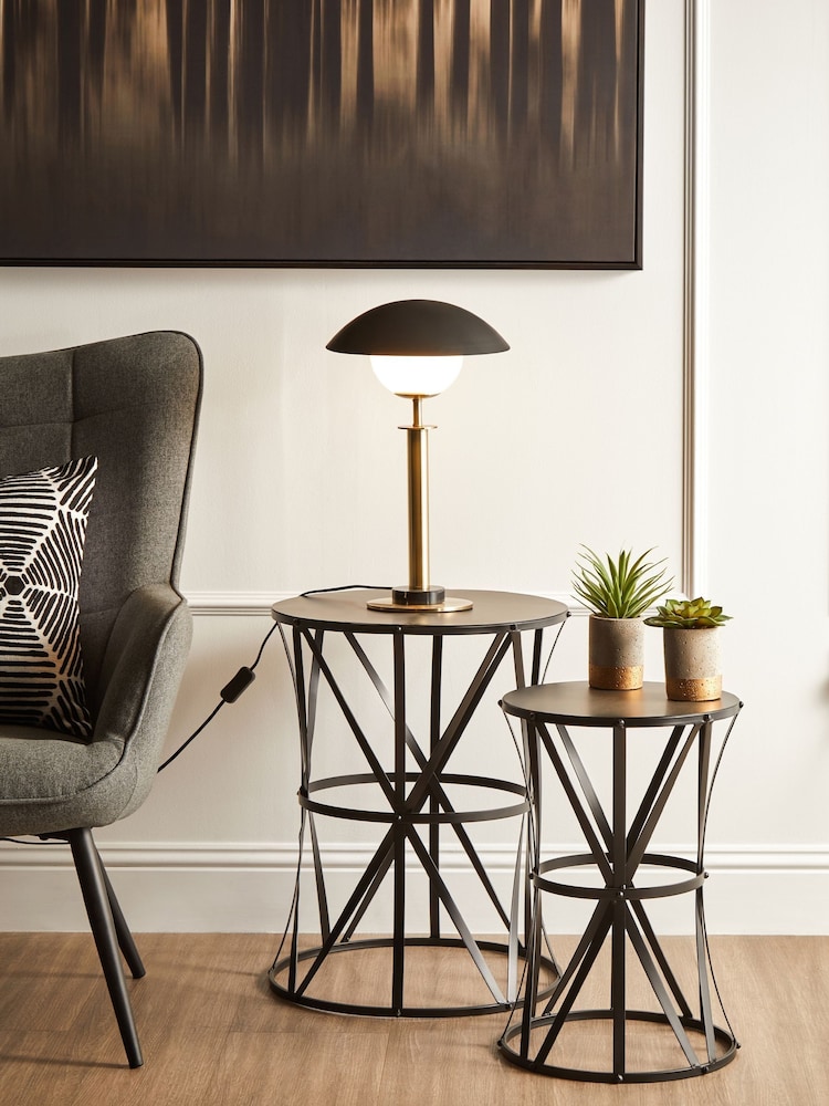 Fifty Five South Gold Octavia Metal Table Lamp - Image 1 of 3