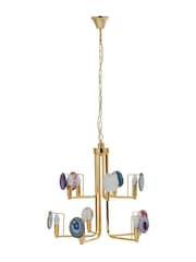 Fifty Five South Gold Glamour 10 Bulb Pendant Ceiling Light - Image 3 of 4