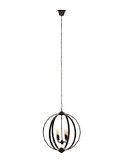 Fifty Five South Black Censer Metallic Pendant Ceiling Light - Image 4 of 4