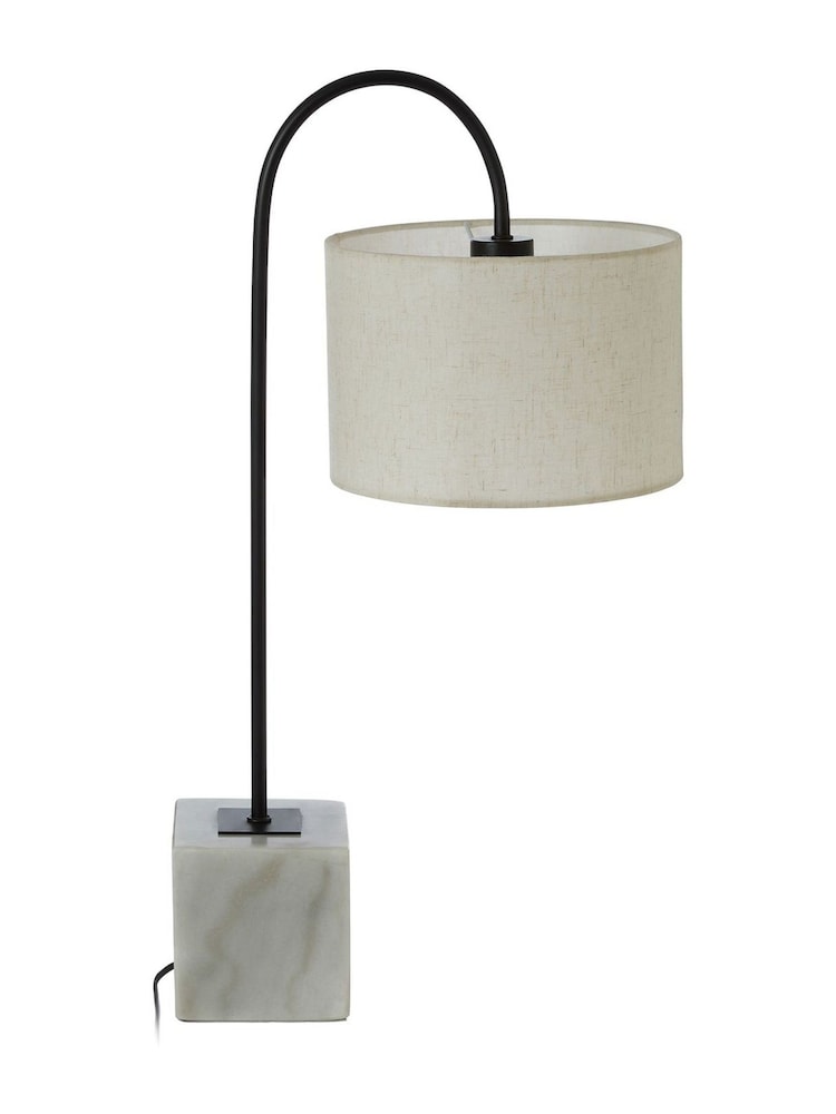 Fifty Five South Black Murdoch Curved Table Lamp - Image 2 of 2