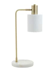 Fifty Five South White Newton Shade Desk Lamp - Image 2 of 4
