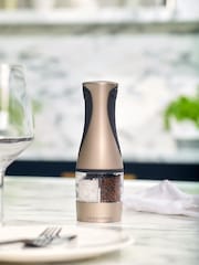 Cole & Mason Brushed Chrome Kew 2-In-1 Electronic Salt & Pepper Mill - Image 1 of 4