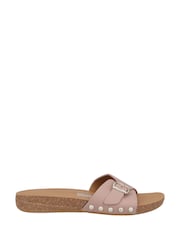 FitFlop Natural iQushion Adjustable Buckle Slides - Image 1 of 4
