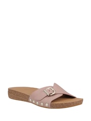 FitFlop Natural iQushion Adjustable Buckle Slides - Image 2 of 4
