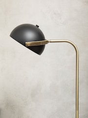 Fifty Five South Black Murdoch Floor Lamp with Shade - Image 1 of 4