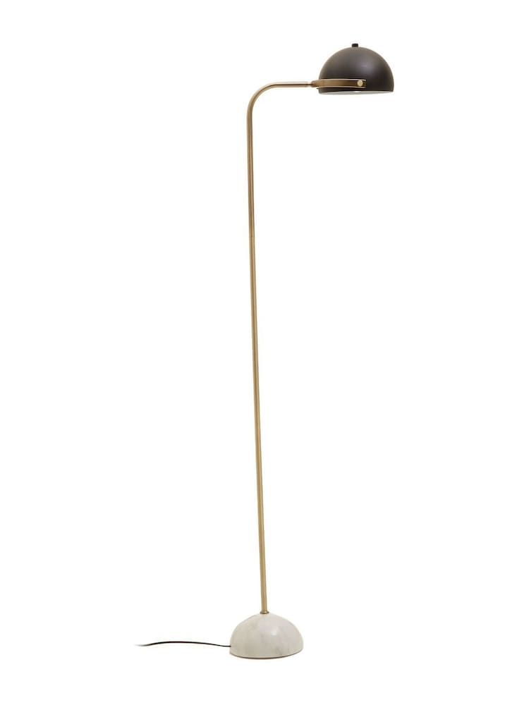Fifty Five South Black Murdoch Floor Lamp with Shade - Image 4 of 4